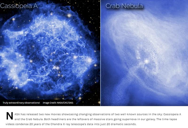 Tour: NASA's Chandra Releases Doubleheader of Blockbuster Hits
