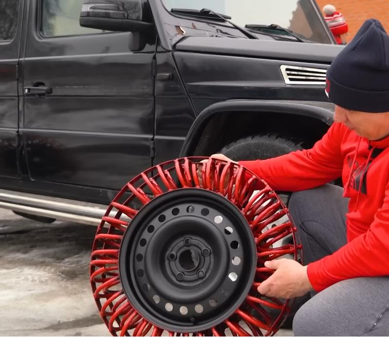 We replace tires with springs - are they better off-road?
