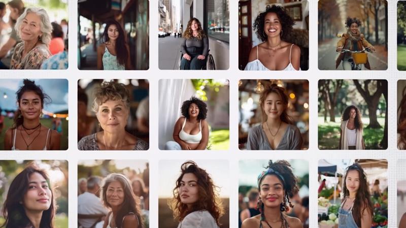 Twenty years ago, Dove made a stand in challenging false beauty standards. Today, as we transition into an era where 90% of content is predicted to be AI-generated by 2025*, our message still stands: keep beauty real. 1 in 3 women feel pressure to alter their appearance because of what they see online, even when they know the images are fake or AI-generated*. 