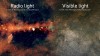 APOD - The Galactic Plane: Radio Versus Visible