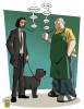 facebook.com Sr. Helado - Sakamoto San &amp;amp; Mr. Wick - © The Dirty Mind - Pixiv #crossover #sakamotodays.jpg