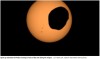 Sped-up animation of Phobos moving in front of the Sun during the eclipse. Gif: NASA/JPL-Caltech/ASU/MSSS/SSI/Gizmodo