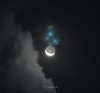 APOD - Moon Visits Sister Stars