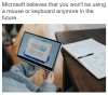 ghacks - Microsoft believes that you won't be using a mouse or keyboard anymore in the future