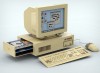 yankodesign - Retro-style LEGO Computer comes with interchangeable screens, a CD tray, and peripherals