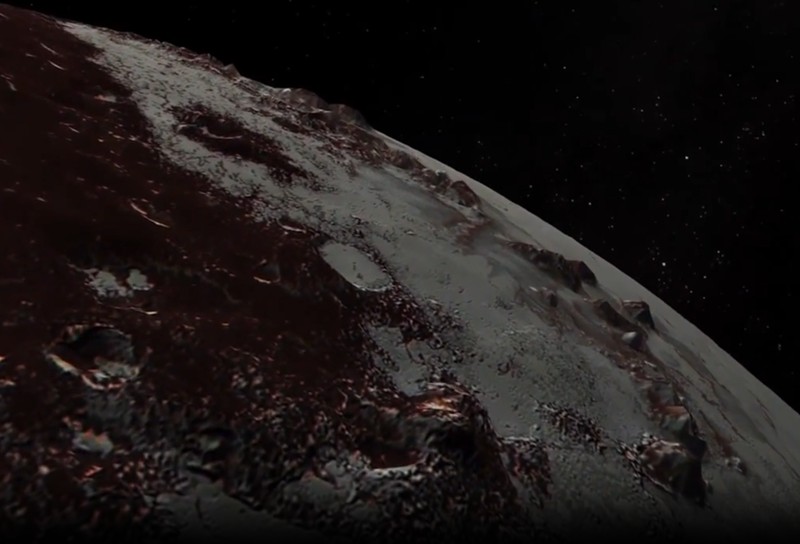 APOD - Pluto Flyover from New Horizons