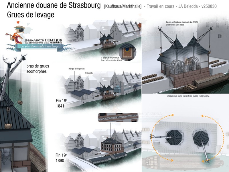 burginzepocket - Reconstitution 3D Zone Ancienne Douane (Strasbourg)