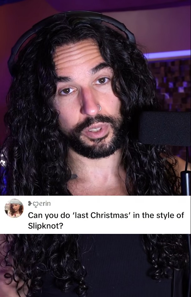 Anthony Vincent - Last Christmas in the style of Slipknot