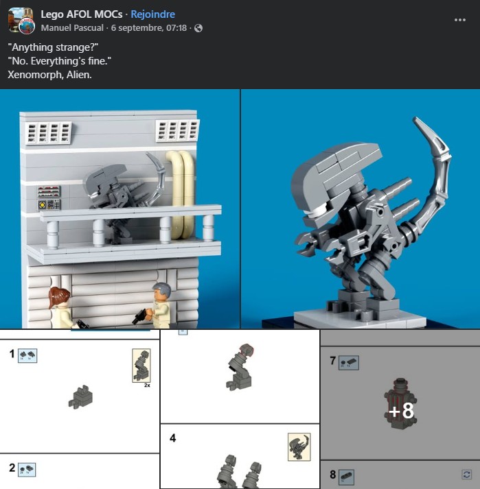 Lego AFOL MOCs - Xenomorph, Alien