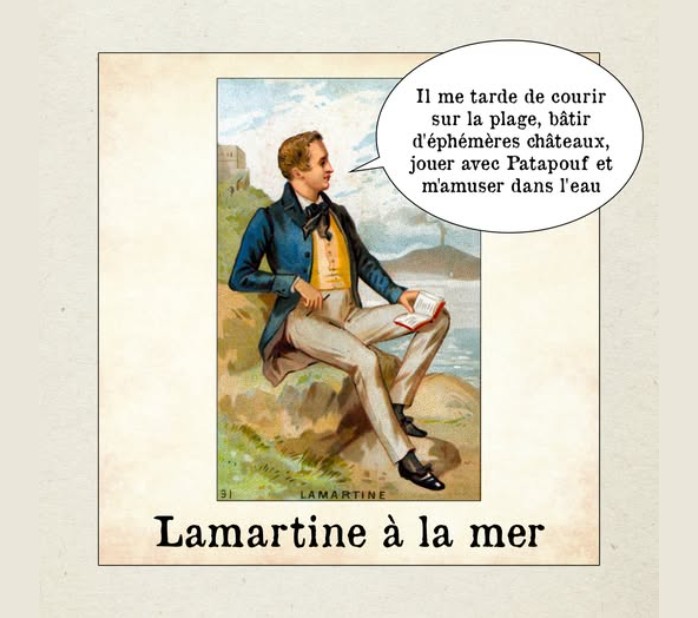 Penseur étoile - Lamartine à la mer