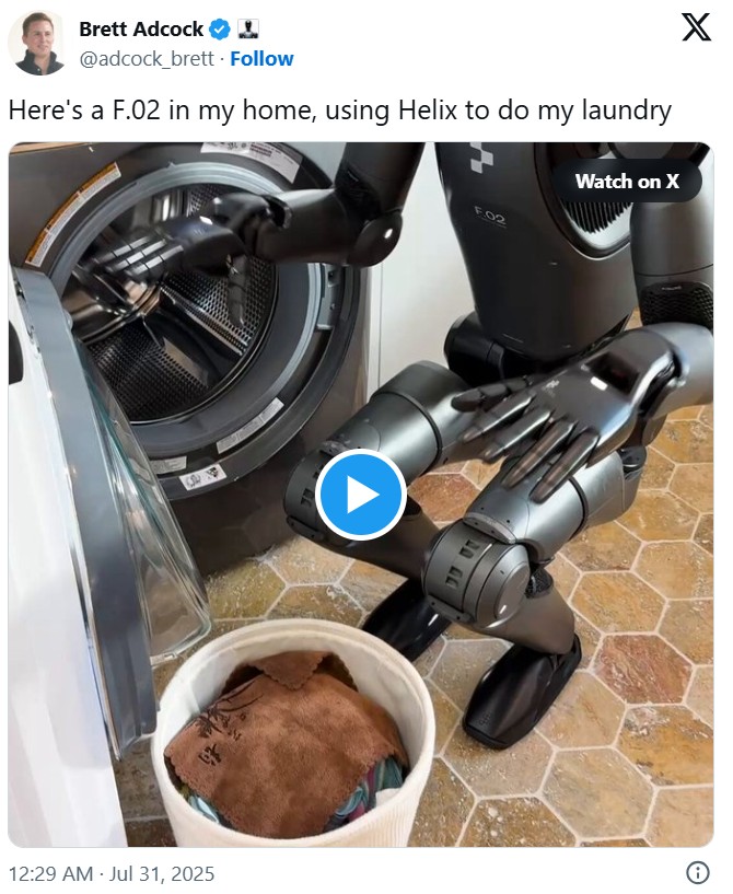 futura-sciences - Cette scène marque un tournant : un robot humanoïde fait la lessive chez son créateur, sous les yeux de sa fille !