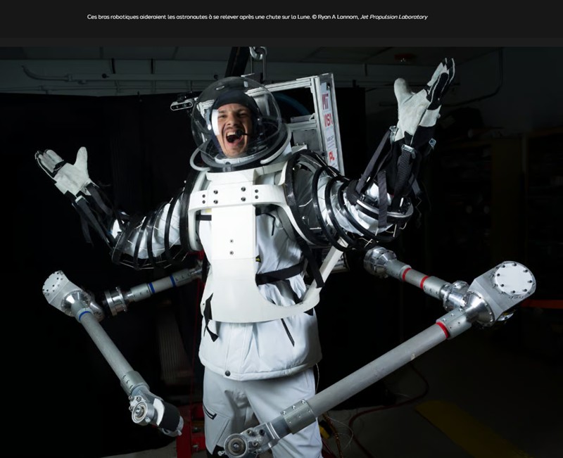 futura-sciences - Le MIT créé des bras robotiques pour les astronautes - SuperLimbs