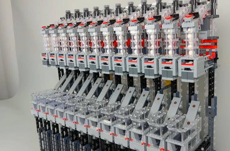 geeksaresexy - Self-Playing LEGO Xylophone: Like Wintergatan, but With More Soccer Balls