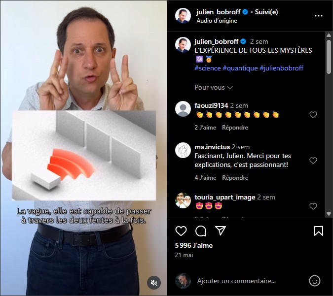 Julien_Bobroff - L'expérience des fentes de Young