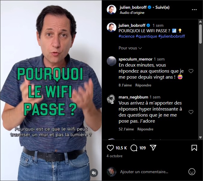 Julien_bobroff - Pourquoi le WIFI passe (les murs)