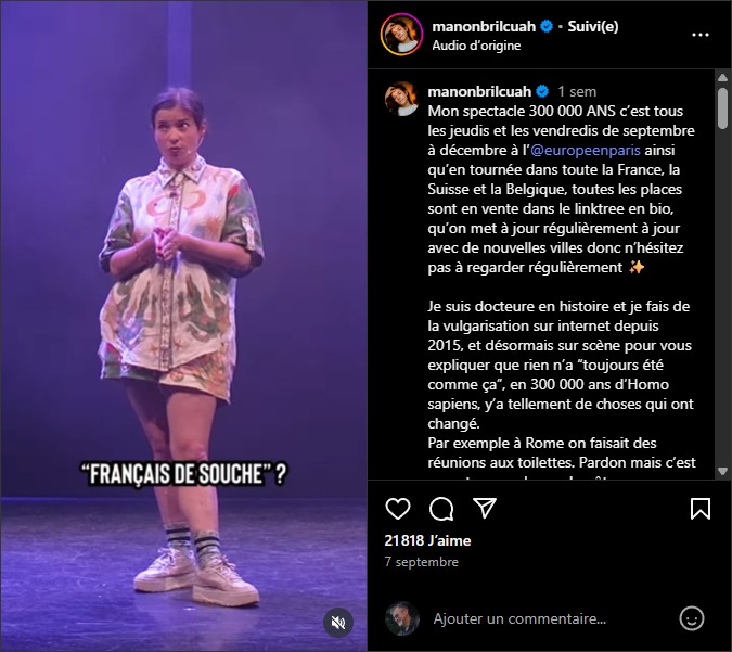 manonbrilcuah - Français de souche, kezako