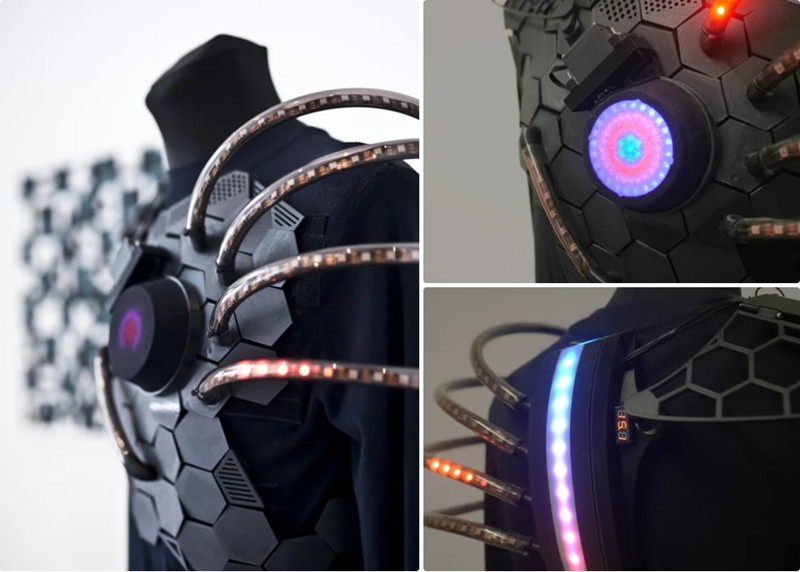 instructables - VIGOR - a Fashiontech Artwork Representing the Symbiosis of Fashion and Technology
