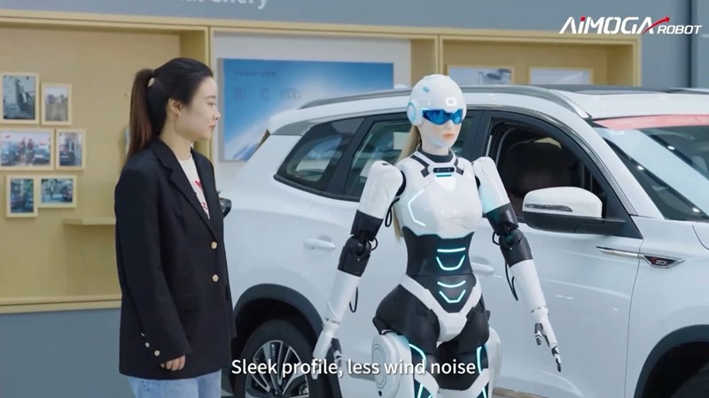 interestingengineering - humanoid robot sells cars in Malaysia with smooth talk