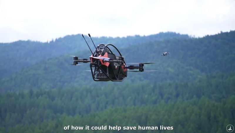 interestingengineering - Rescue drone beats chopper, battles strong winds to fly up 1200m in 4 mins
