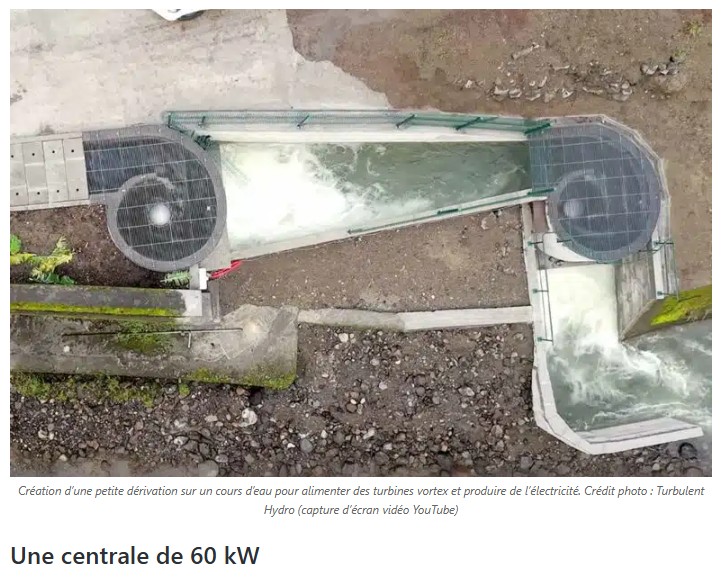neozone - L’entreprise belge Turbulent met en service une hydrolienne domestique à vortex de 60 kW