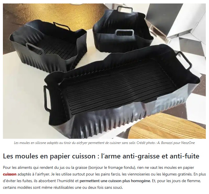 neozone - 4 accessoires pour pimper les Airfryers