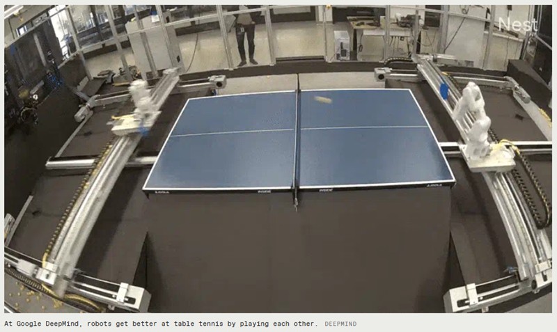 IEEE Spectrum - DeepMind’s Quest for Self-Improving Table Tennis Agents 