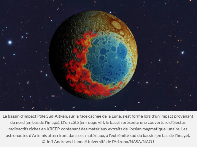 trustmyscience - Le plus grand cratère de la Lune révèle une origine inattendue, selon de nouvelles analyses