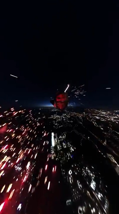 GoPro - Skydiving Through a Fireworks Show