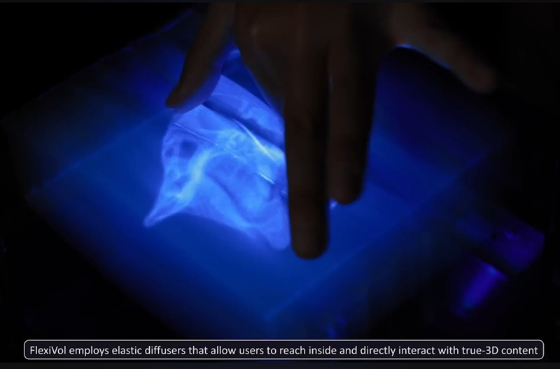 Paper - FlexiVol: Reach - Through Volumetric Display with Elastic Diffusers