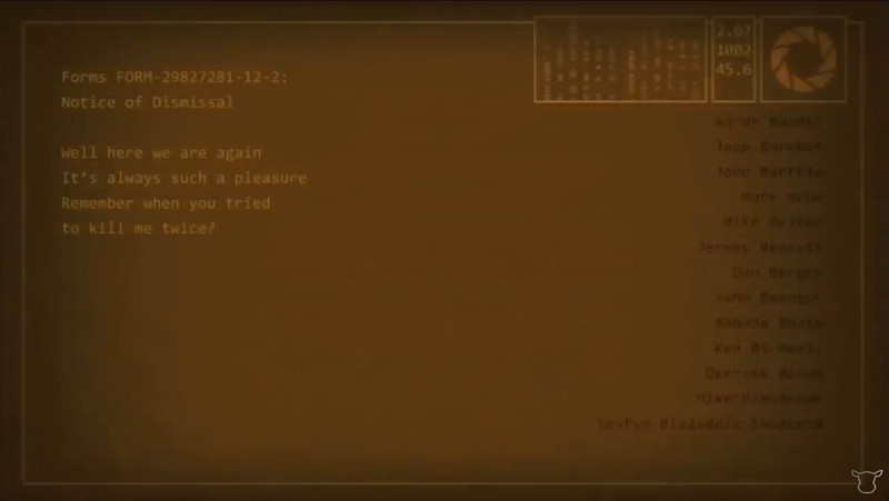 Portal 2: End Credits Song 'Want You Gone' by Jonathan Coulton [1080p HD] - YouTube