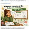ballajack - Comment calculer de tête facilement grâce à la règle de trois ?