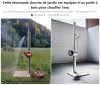 neozone - Cette étonnante douche de jardin est équipée d’un poêle à bois pour chauffer l’eau