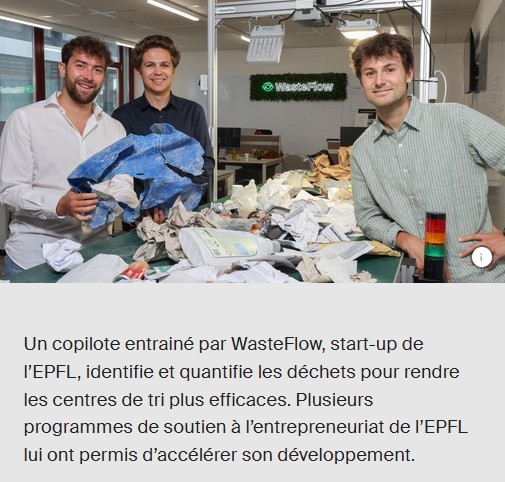 EPFL - L'IA au service du tri intelligent des déchets
