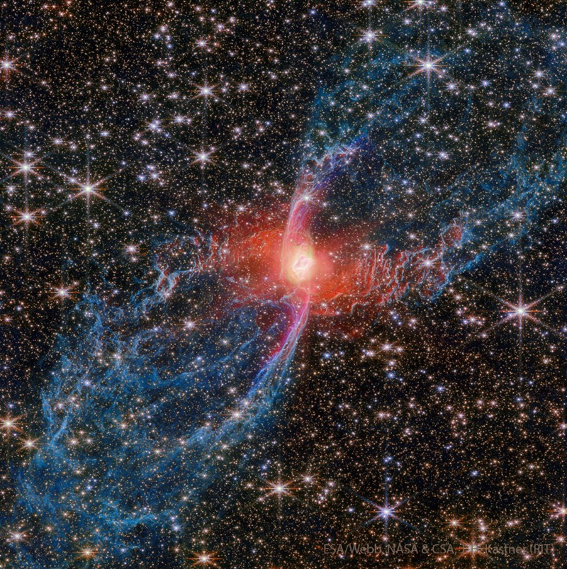 APOD - Red Spider Planetary Nebula from Webb