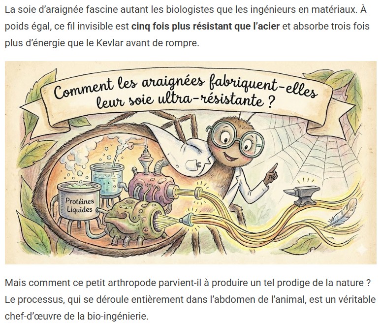 ballajack - Comment les araignées fabriquent-elles leur soie ultra-résistante ?