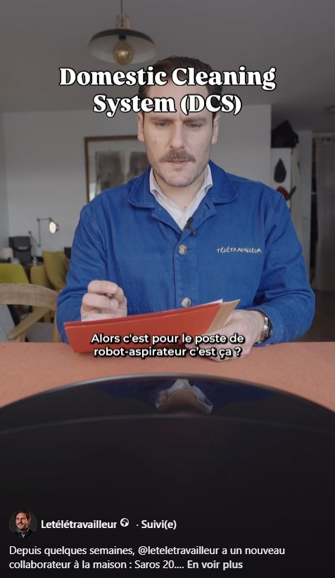 Letélétravailleur - entretien d'embauche d'un aspi robot