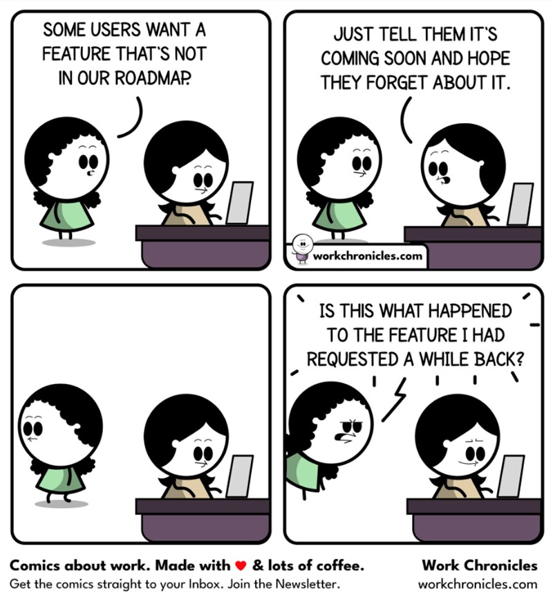 Work Chronicles - The coming soon strategy