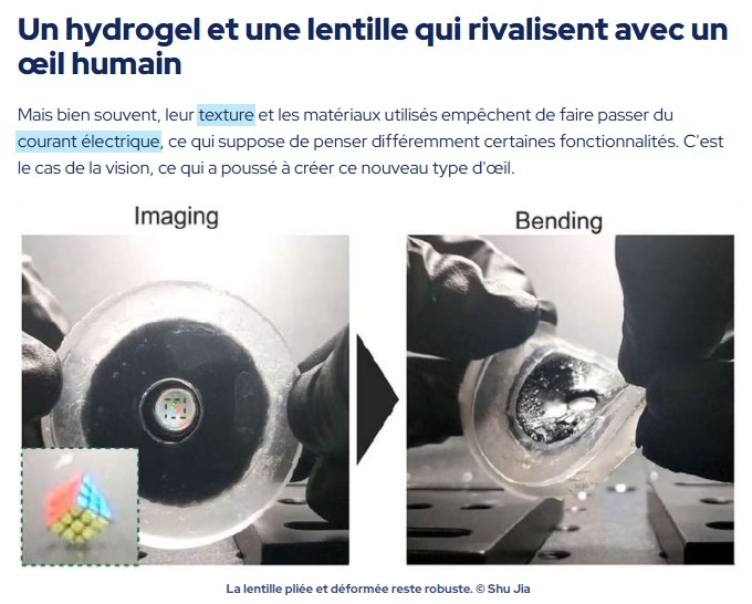 futura-sciences - Les robots du futur seront mous, et leurs yeux aussi !