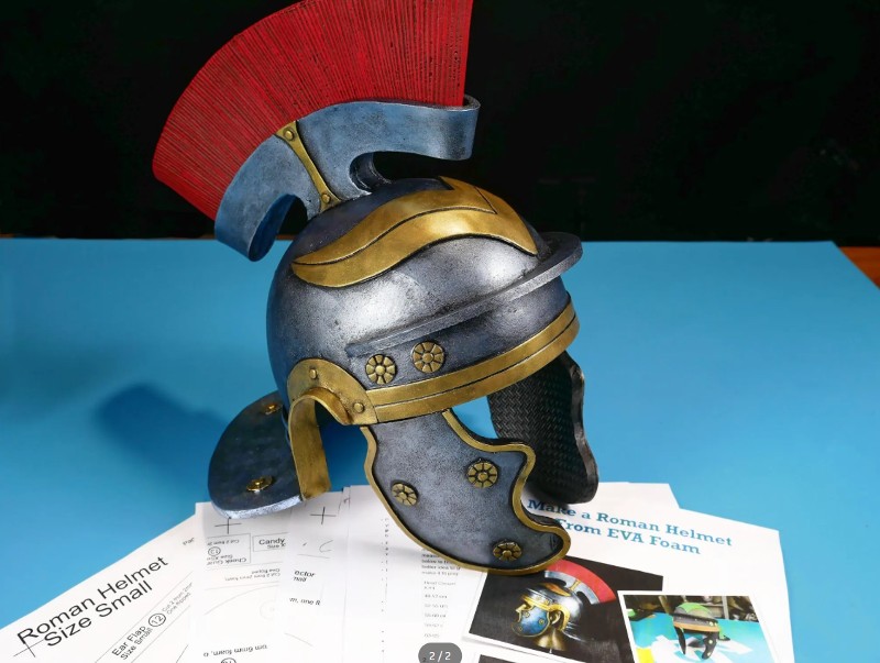 instructables - Make a Roman Helmet From a Floormat!