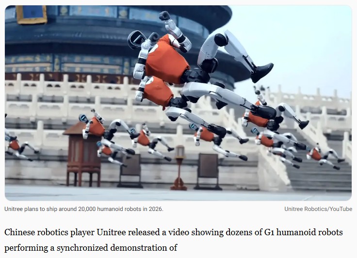 interestingengineering - Video: Unitree’s G1 humanoid robots perform synchronized Kung Fu at Chinese temple