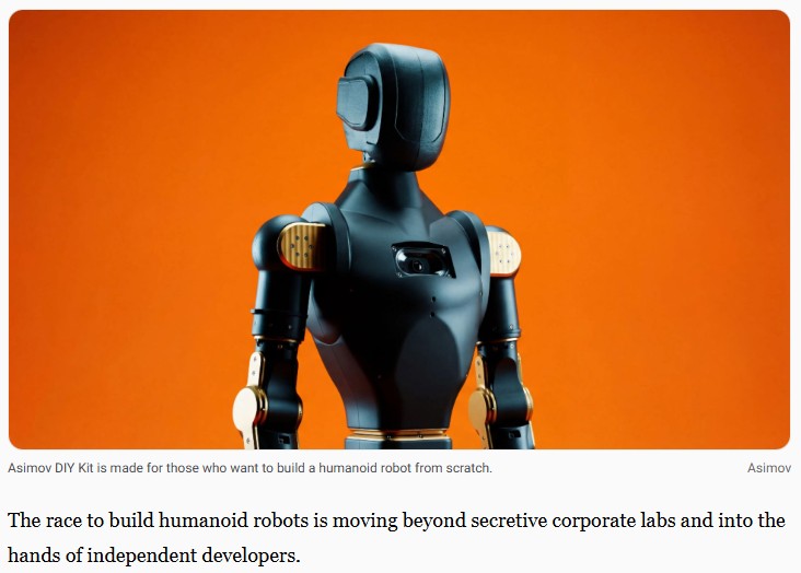 interestingengineering - Affordable humanoid robot kit at $15,000 pushes advanced robotics into public hands