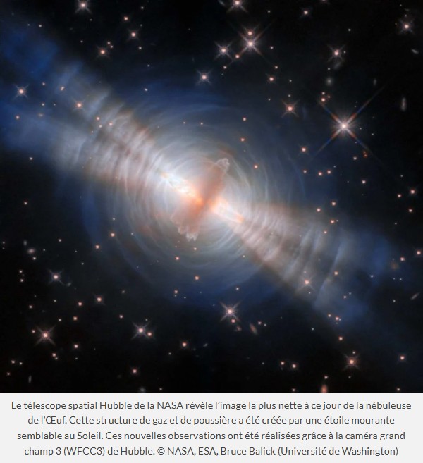 trustmyscience - Hubble immortalise les derniers instants d’une étoile avec une précision inédite
