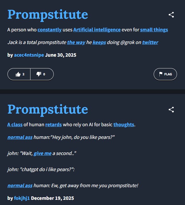 Via Timo - Prompstitute - A person who constantly uses Artificial intelligence even for small things