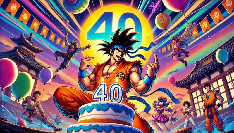 40 ans Son Goku par ChatGPT