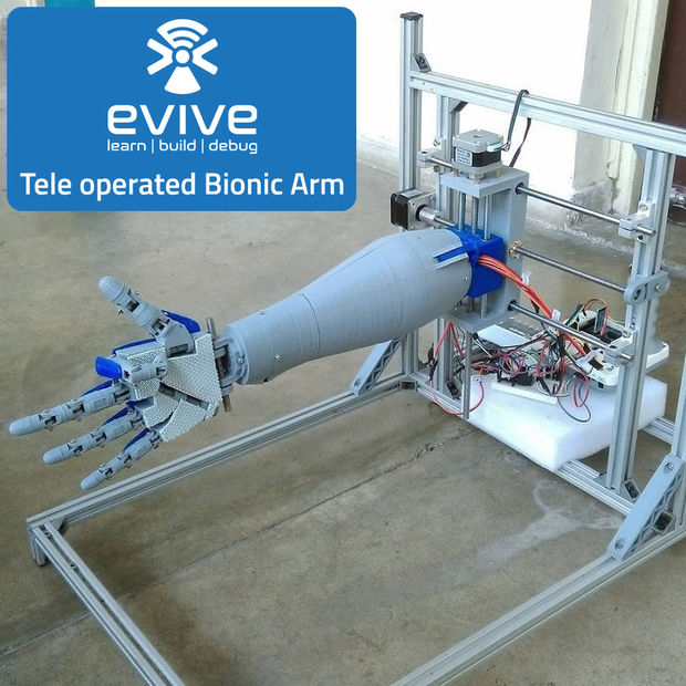 Tele Operated Bionic Arm by evivetoolkit.jpg