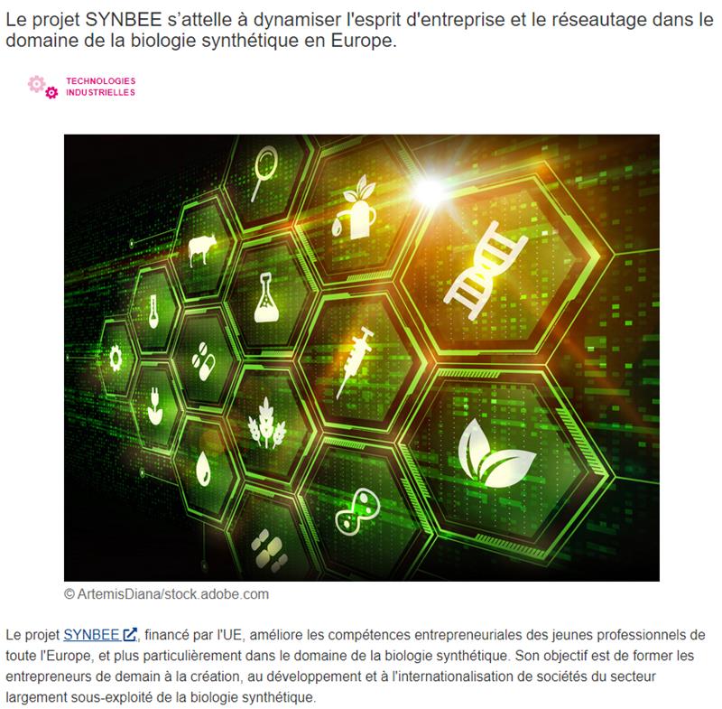 Promouvoir la biologie synthétique