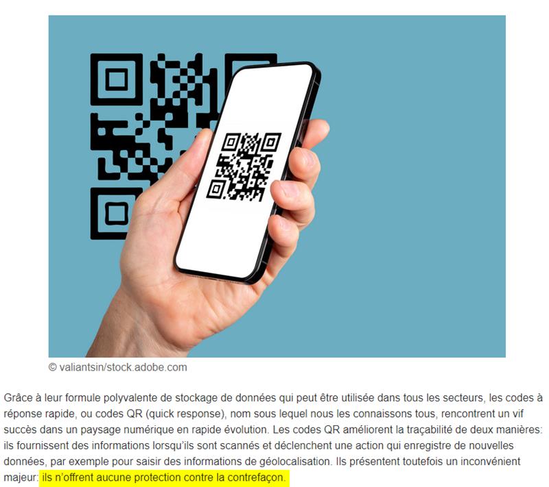 Cordis - Ajouter la sécurité aux codes QR - Le projet SECURE QR CODE