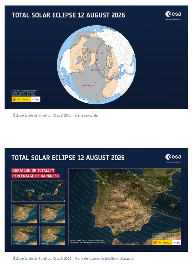 ESA - Éclipse totale de Soleil : comment la suivre en direct depuis chez soi