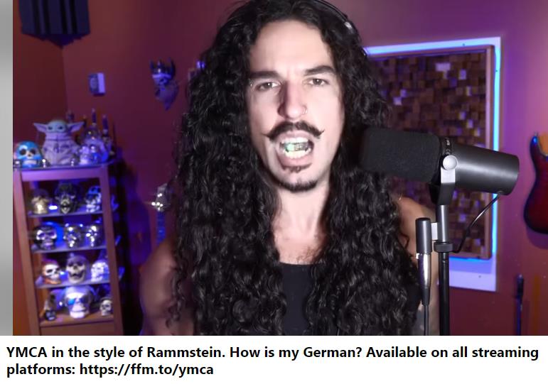 Anthony Vincent - YMCA in the style of Rammstein. How is my German?