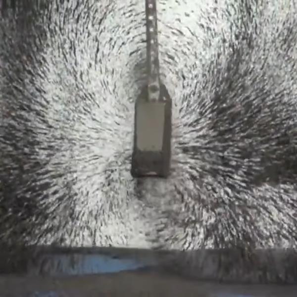 facebook.com Math is Visual - Visualization of the magnetic field through the vector field 